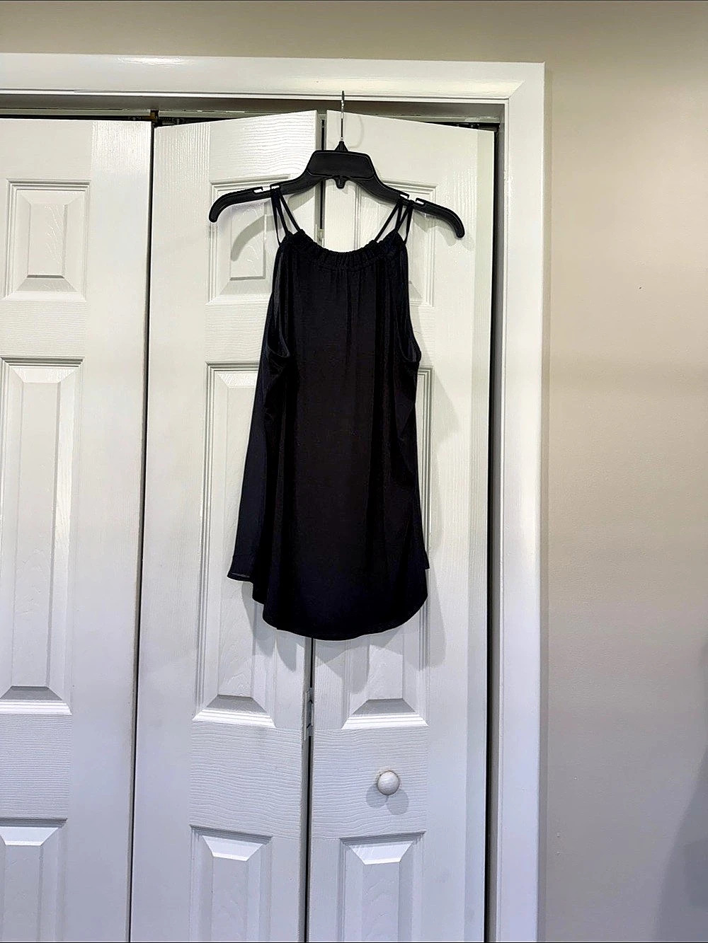 Meroni Mix Media Top Black Size Large Like New